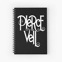 Pierces The Veil Merch PTV Logo Spiral Notebook