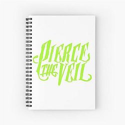 Pierce the Veil Merch PTV Logo Spiral Notebook