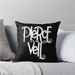 Pierces The Veil Merch Ptv Logo Throw Pillow