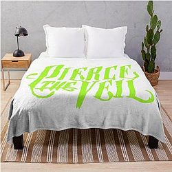 Pierce the Veil Merch PTV Logo Throw Blanket
