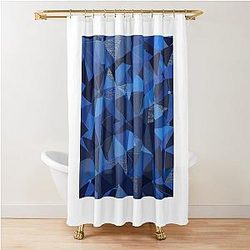 Melbourne Metro Train Seat Pattern PTV Shower Curtain