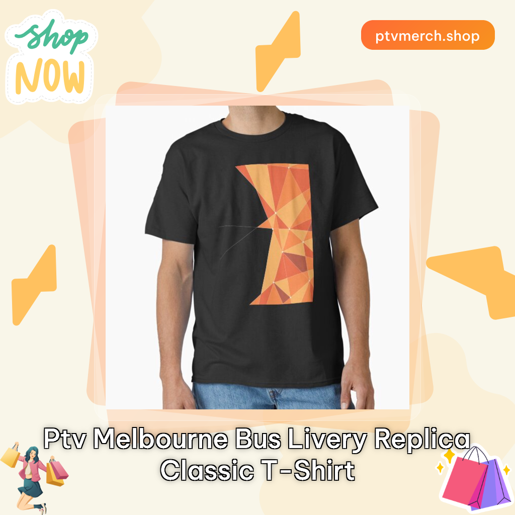 PTV Melbourne Bus Livery Replica Classic T-Shirt