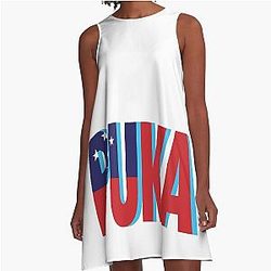Puka Nacua A Line Dress