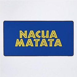 Nacua Matata Desk Mat is already clear, no changes are necessary.
