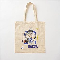 Puka Nacua Football Player Cotton Tote Bag
