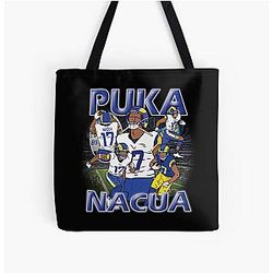 Puka Nacua All Over Print Tote Bag