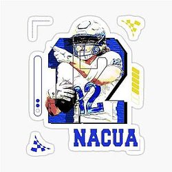 Puka Nacua Football Player Design Sticker