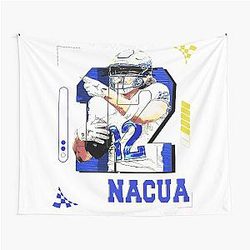 Puka Nacua Football Player Design Tapestry