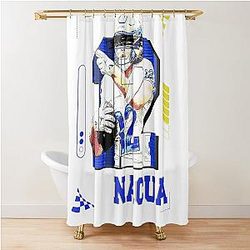 Puka Nacua Football Shower Curtain