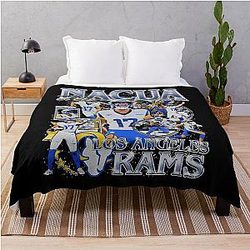Puka Nacua Vintage Throw Blanket