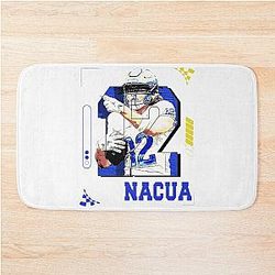 Puka Nacua Football Player Design Bath Mat
