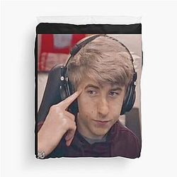 Purple Face Reveal Duvet Cover