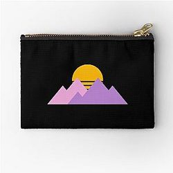 Purple Merch Pastel Mountain Zipper Pouch