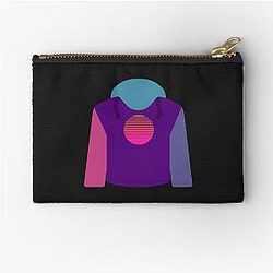 Purpled T-Shirt Zipper Pouch