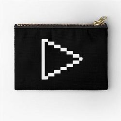 Purple HD Logo Zipper Pouch