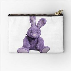 Purple Rabbit Zipper Pouch