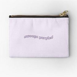 Purple Zipper Pouch