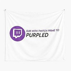 Twitch Prime Purple Tapestry