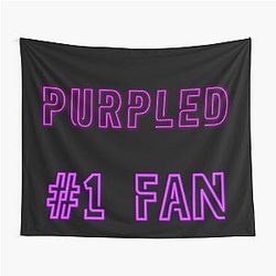 Purple 1 Fan Tapestry
