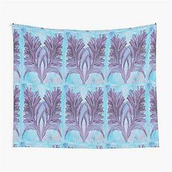Painted Purple Leaves Tapestry