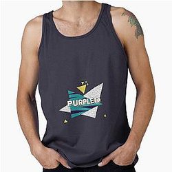 Purple Retro Gamer Art Tank Top