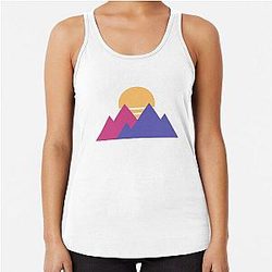 Purpled Logo Racerback Tank Top