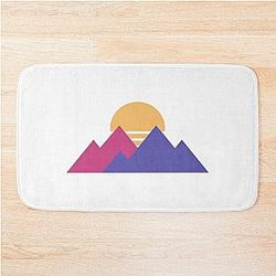 Purple Merch Logo Bath Mat