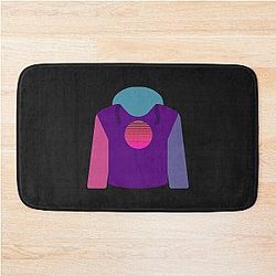 Purple T-Shirt Purple Bath Mat