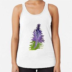 Purple Plant Racerback Tank
