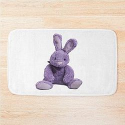 Purple Rabbit Bath Mat