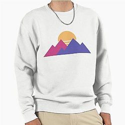 Purple Merch Logo Pullover Sweatshirt