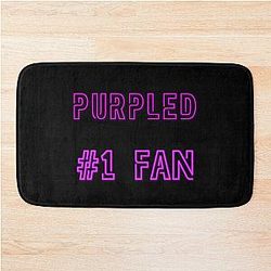 Purple 1 Fan Bath Mat