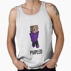Purple SMP Minecraft Tank Top