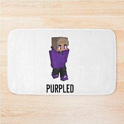 Purple SMP Minecraft Bath Mat