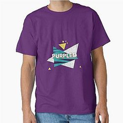 Purple Retro Gamer Art Classic T-Shirt