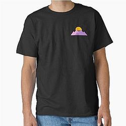 Purpled Pastel Mountain Classic T-Shirt