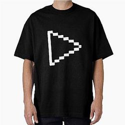 Purple HD Logo Oversized T-Shirt