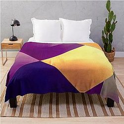 Regal Purple Throw Blanket