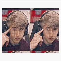 Purple Face Reveal Jigsaw Puzzle