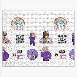 Purple sticker pack Jigsaw Puzzle