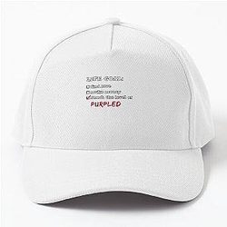 Life Goal Purple Baseball Cap