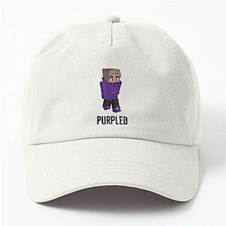 Purple SMP Minecraft Dad Hat