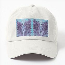 Painted Purple Leaves Dad Hat