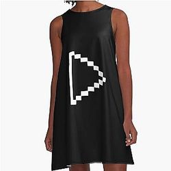 Purple HD Logo A-Line Dress