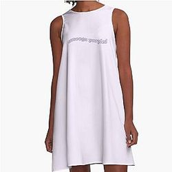 Awooga Purple A-Line Dress