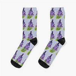 Purple Plant Socks