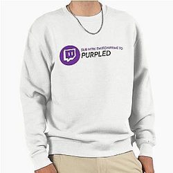 Twitch Prime Purple Pullover Sweatshirt