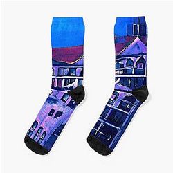 Purple Elsewhere Socks