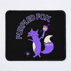 Purple fox Mouse Pad