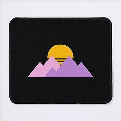 Purpled Pastel Mouse Pad
